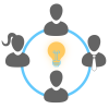 Illustration for teamwork