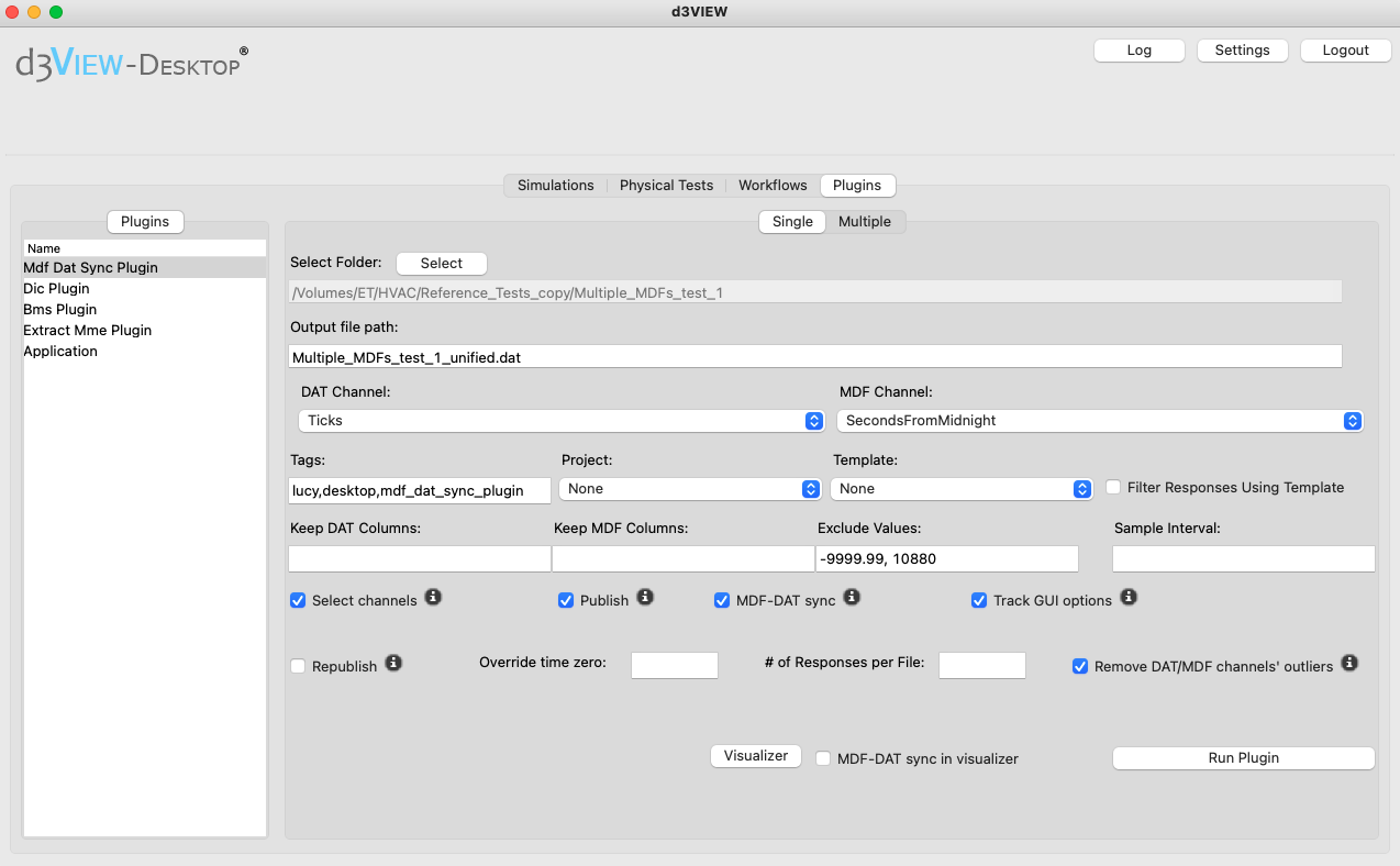 d3VIEW HVAC plugin interface