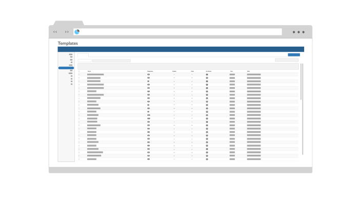 Manage Multiple Extraction Templates